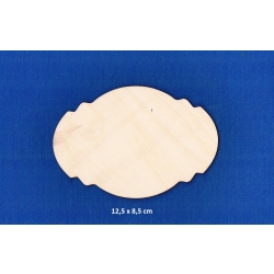 SKLEJKA #3mm Tabliczka 12,5x8,5cm, deseczka ozdobna 12,5x8,5cm / 0160